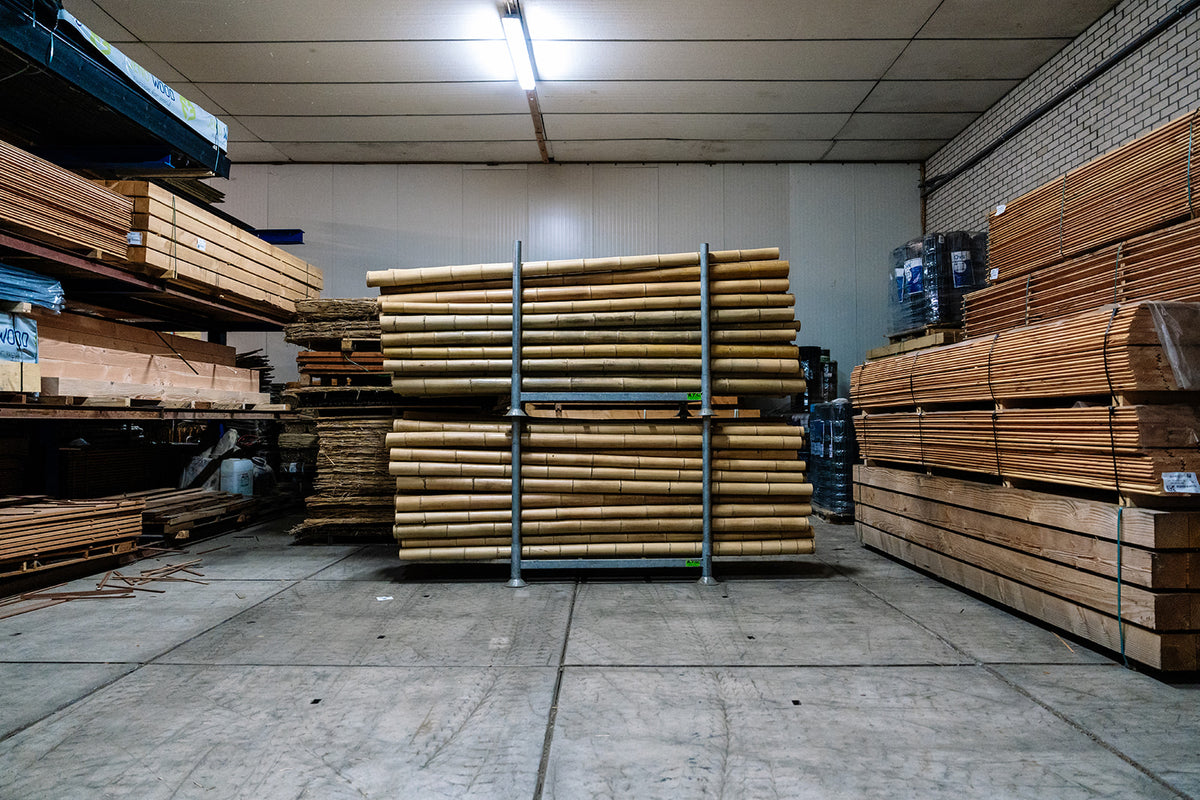 Bamboestok Naturel | Ø 4-5 cm | 250 cm