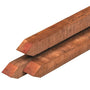 Hardhouten Paal 6x6 cm | Bezaagd | Verschillende Lengtes