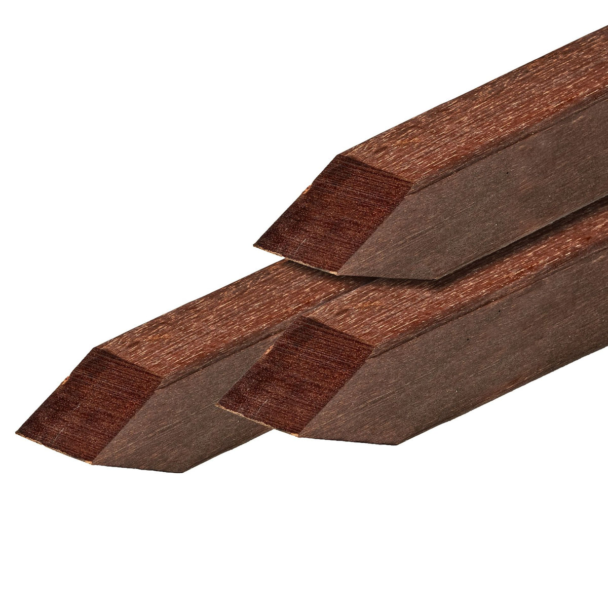 Hardhouten Paal 8,5x8,5 cm | Geschaafd | 300 cm