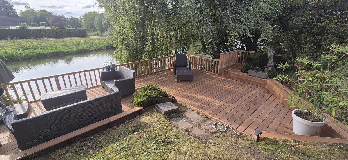 Hardhouten Vlonderplank | Geschaafd | Verschillende Maten