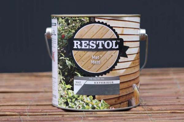 Restol houtolie matzwart