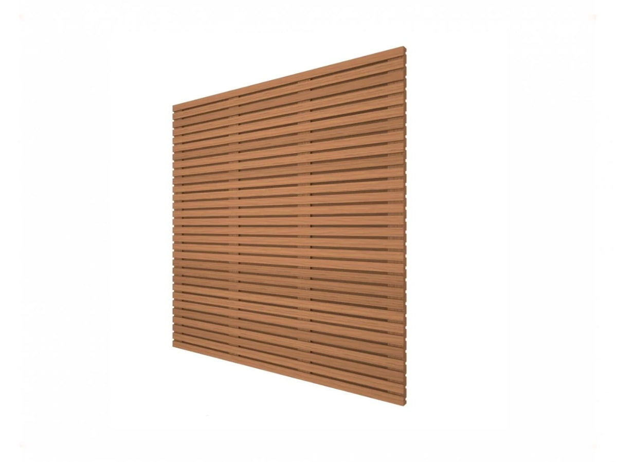Thermowood Ayous Lattenscherm | Dubbelzijdig | 180x180 cm