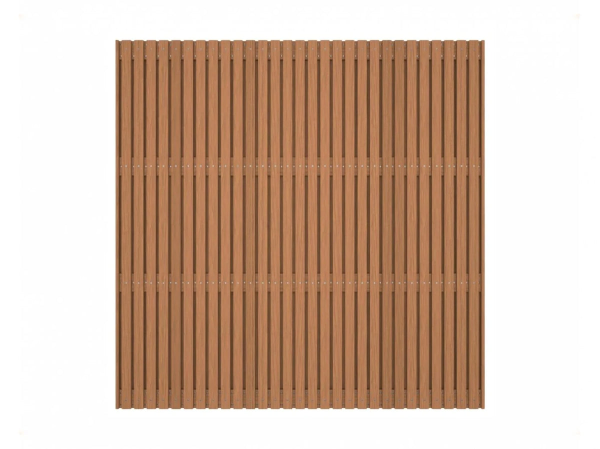 Thermowood Ayous Lattenscherm | Dubbelzijdig | 180x180 cm