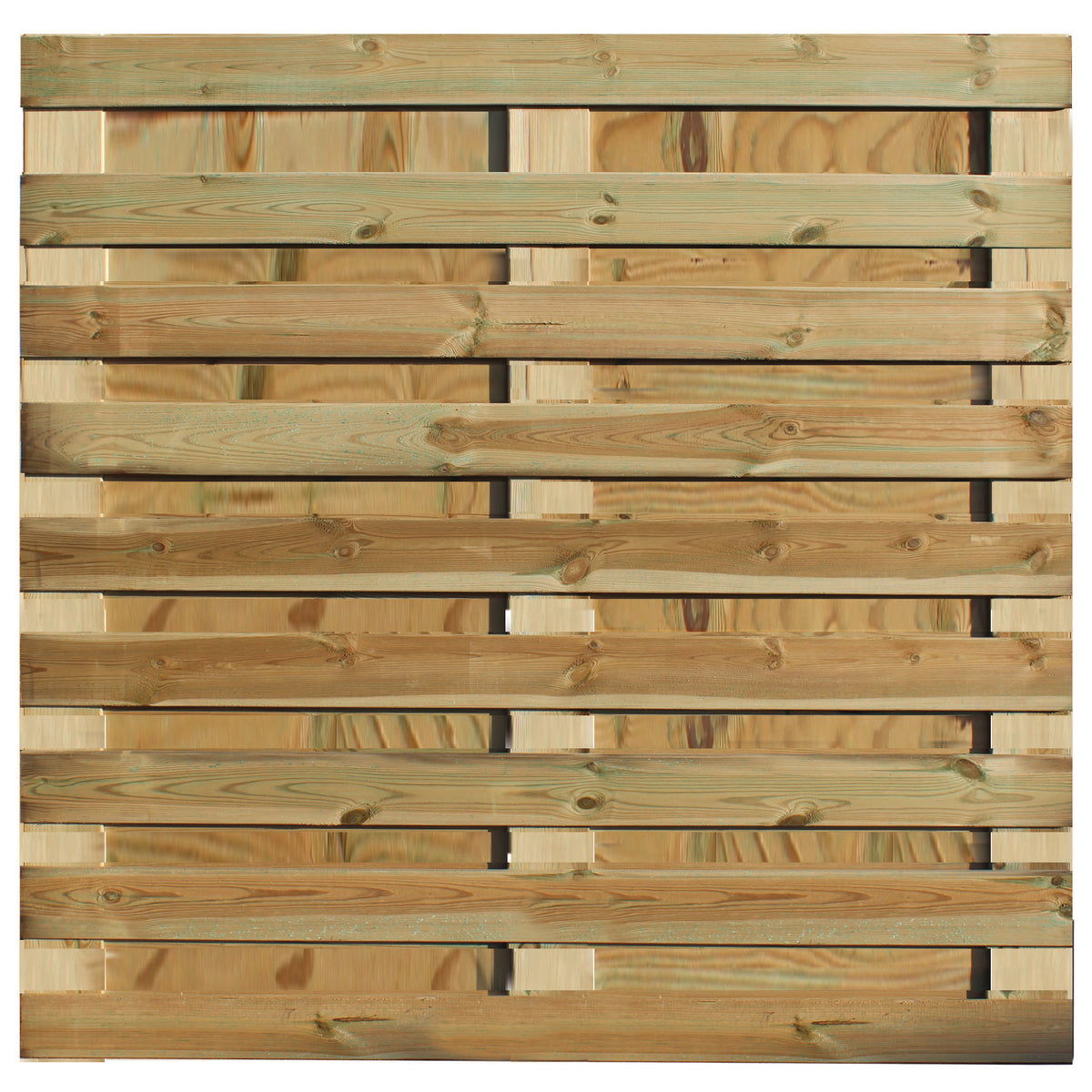 Tuinscherm Vital | Geschaafd Grenen | 180x180 cm