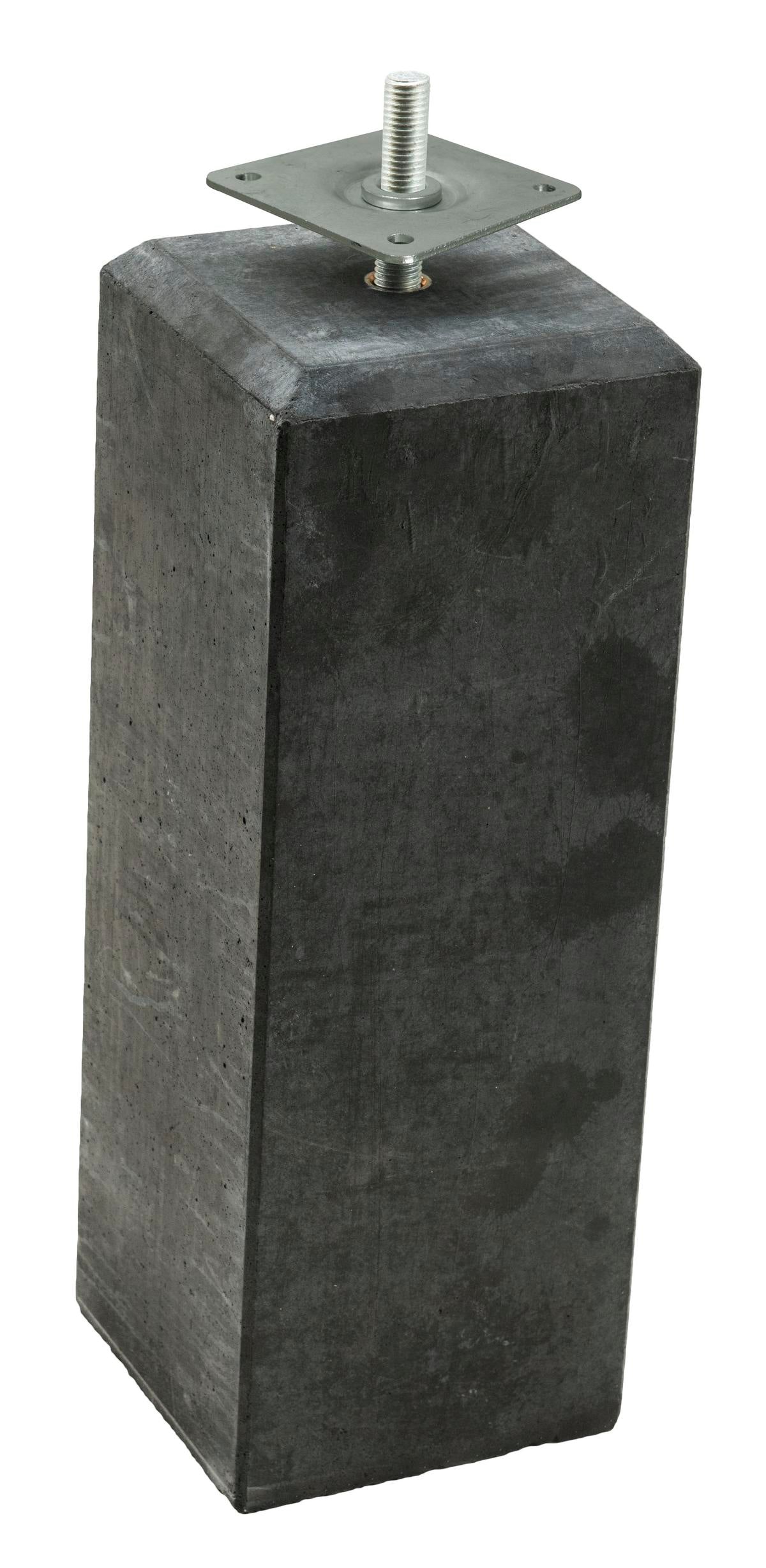 Betonpoer | Antraciet | 18x18 cm