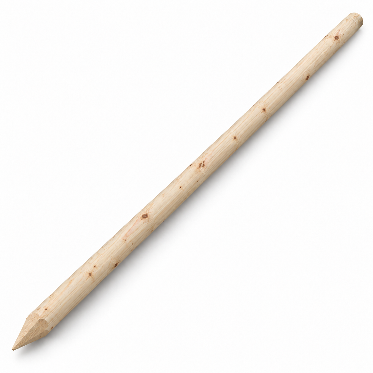 Boompaal gefreesd Ø6CM | Onbehandeld | Verschillende lengtes