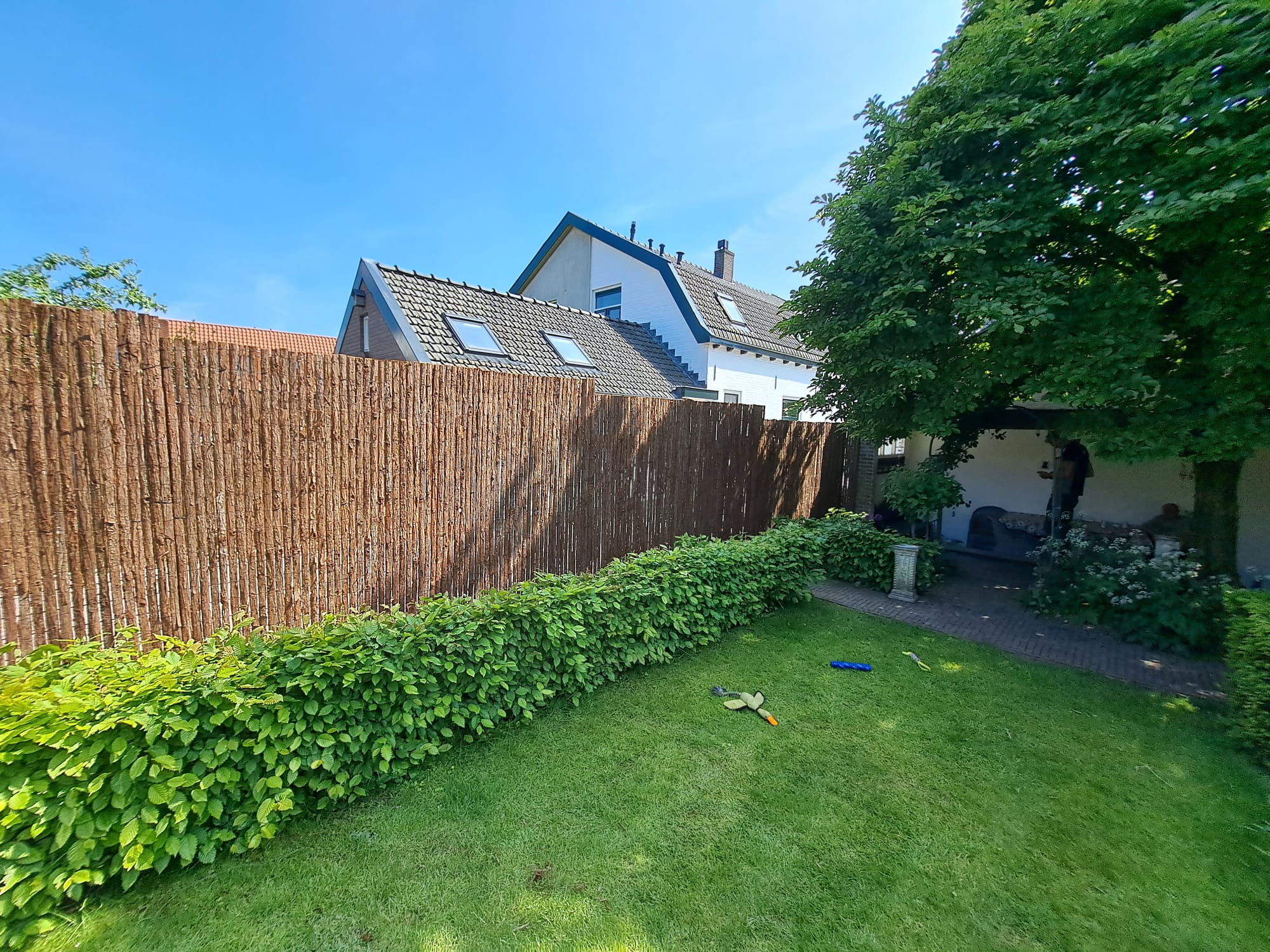 Tuinschermen op rol