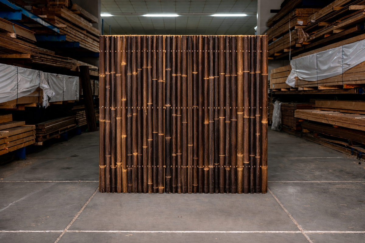 Bamboe schutting Giant | Zwart | Verschillende maten