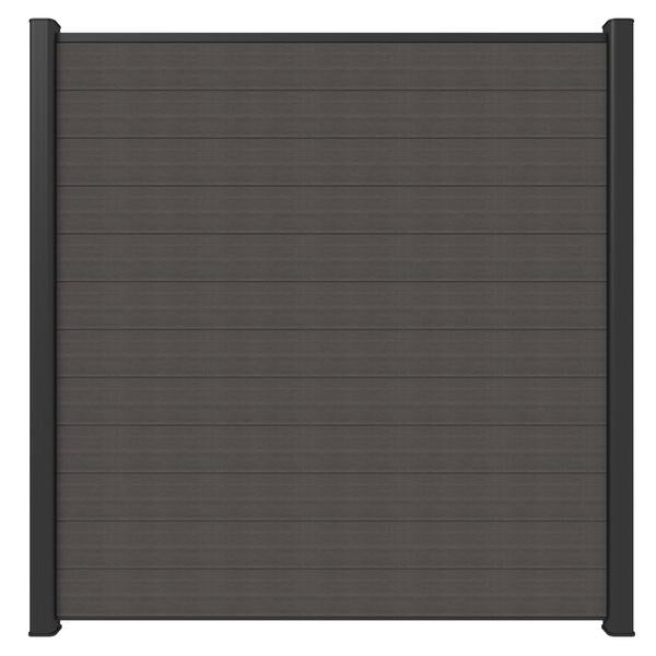 Composiet Schutting | Silver Gray | 180x180 cm