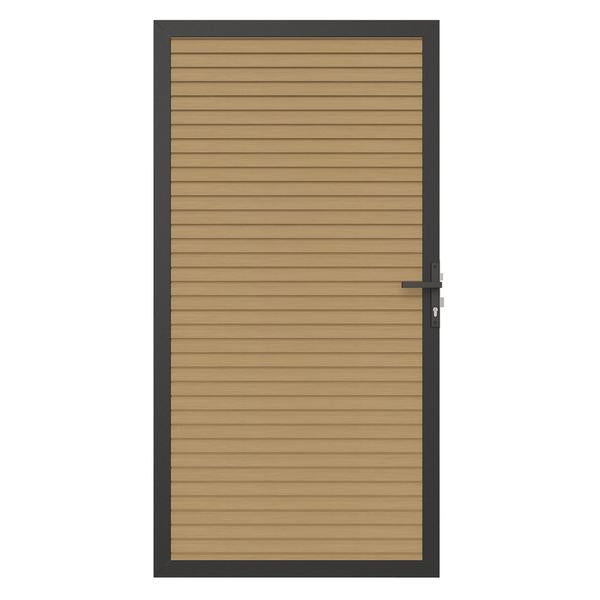 Composiet Tuindeur Red Cedar Triple | 100x195 cm