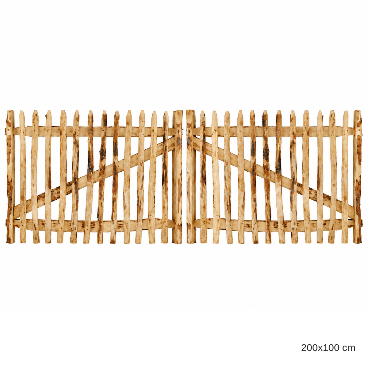 dubbele kastanje poort 