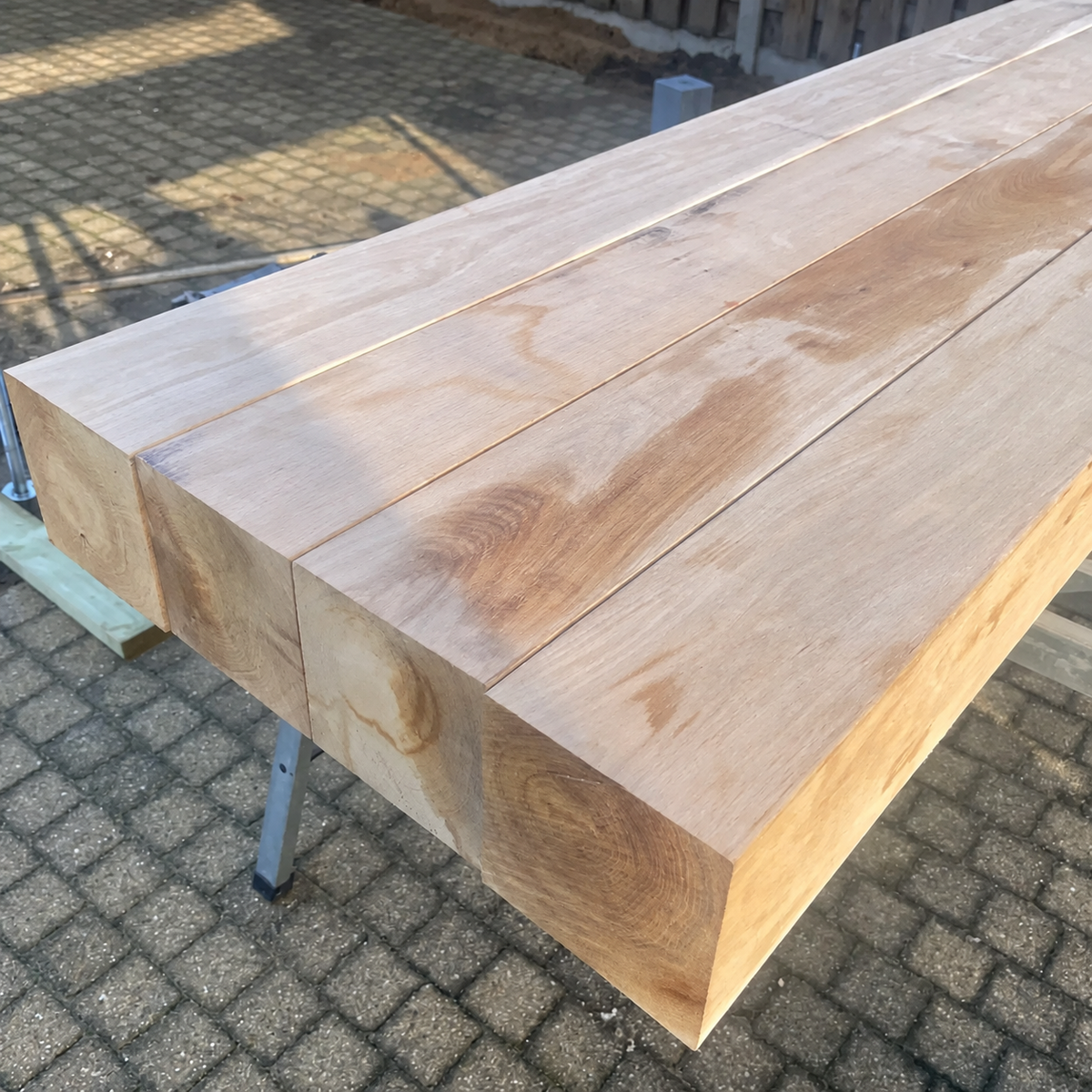 Eiken Balk | Geschaafd | 14x14 cm | Verschillende lengtes