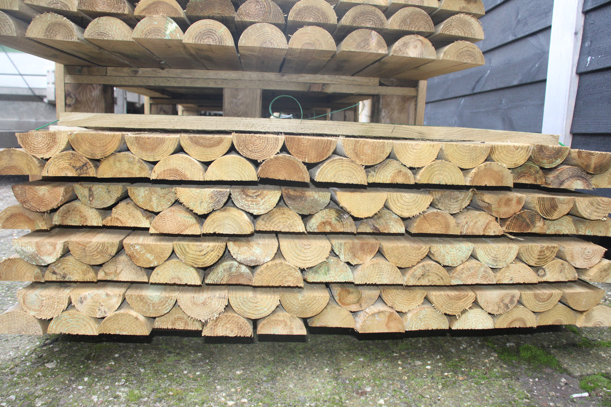 Halfronde Regel | Geïmpregneerd | Ø8-250 cm