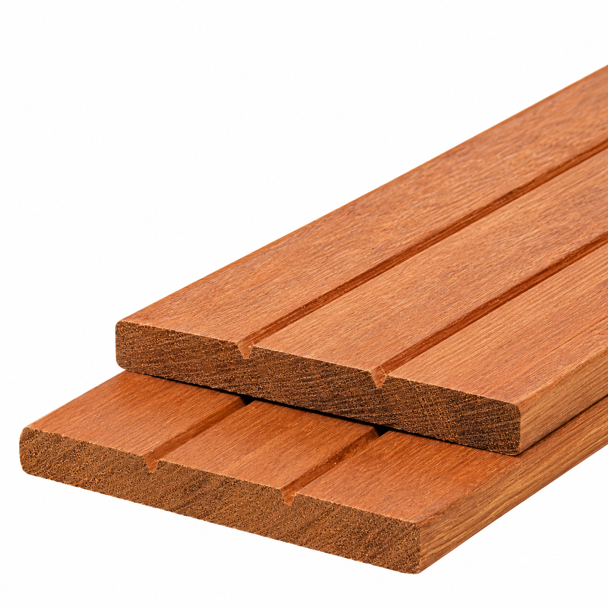 geschaafde hardhouten schuttingplank 