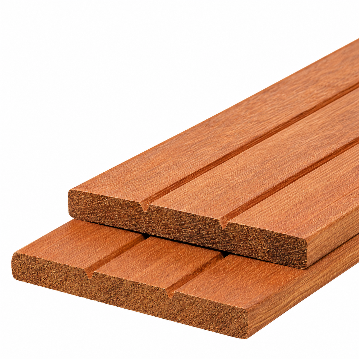 geschaafde hardhouten schuttingplank 
