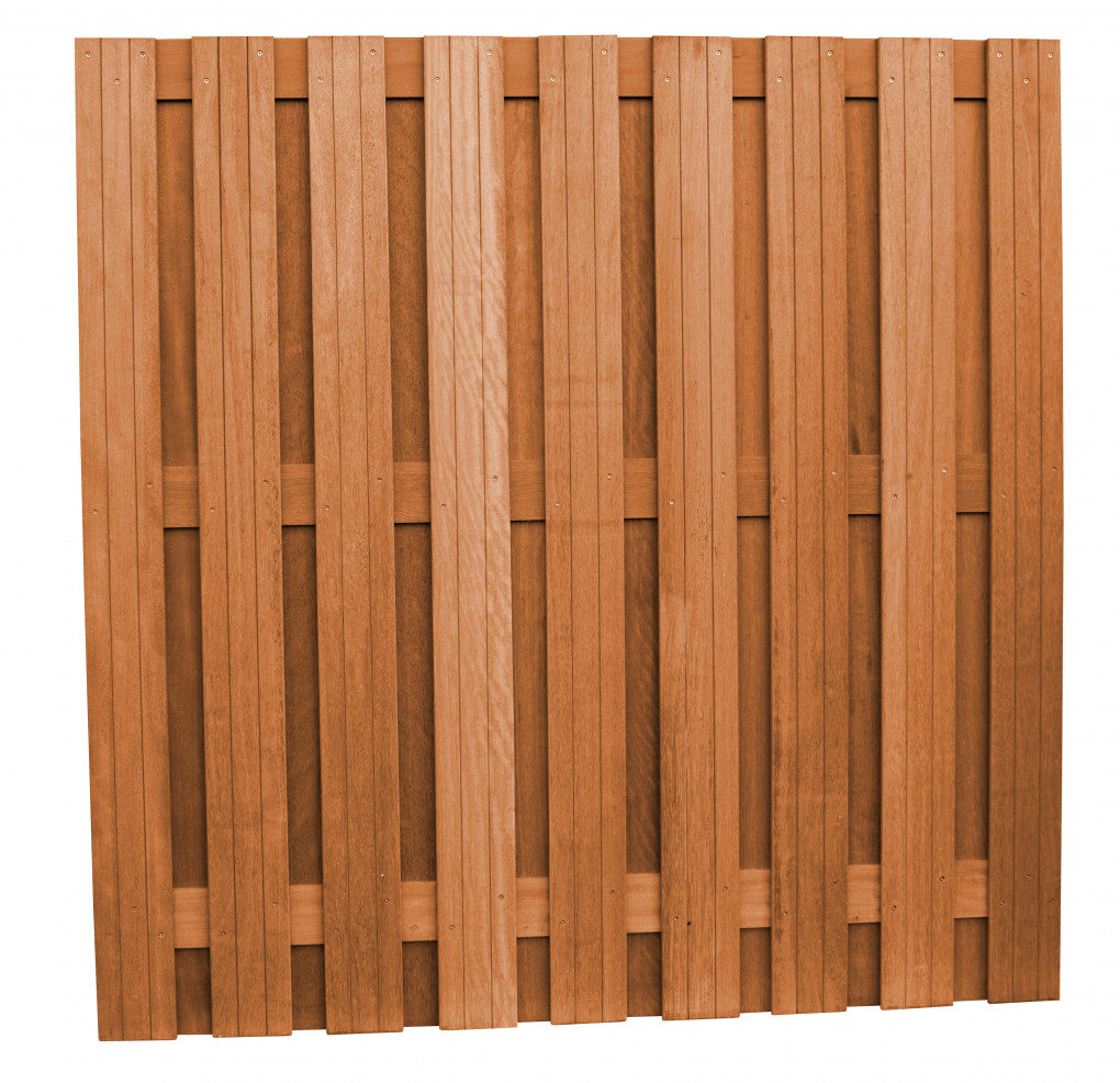 Hardhouten Schutting Geschaafd | 20-Planks | 180x180 cm