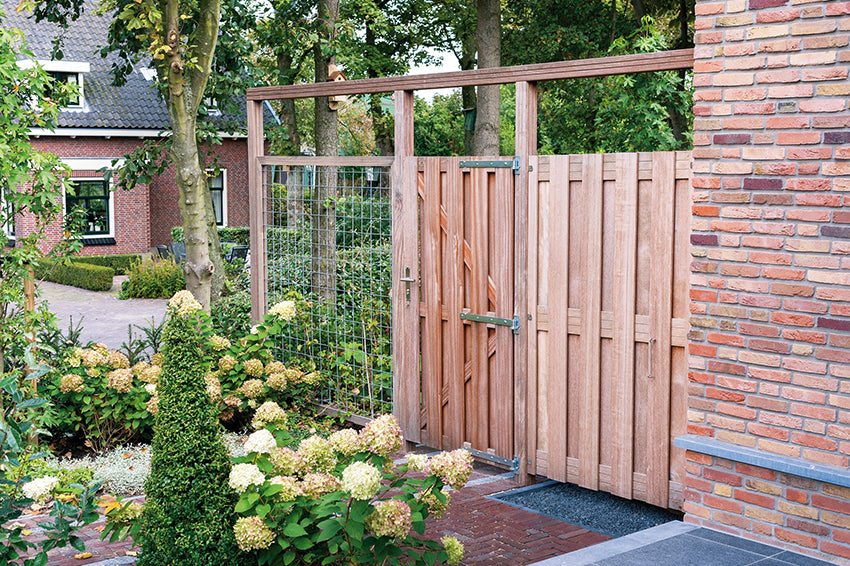 Hardhouten Schutting Geschaafd | 20-Planks | 180x180 cm
