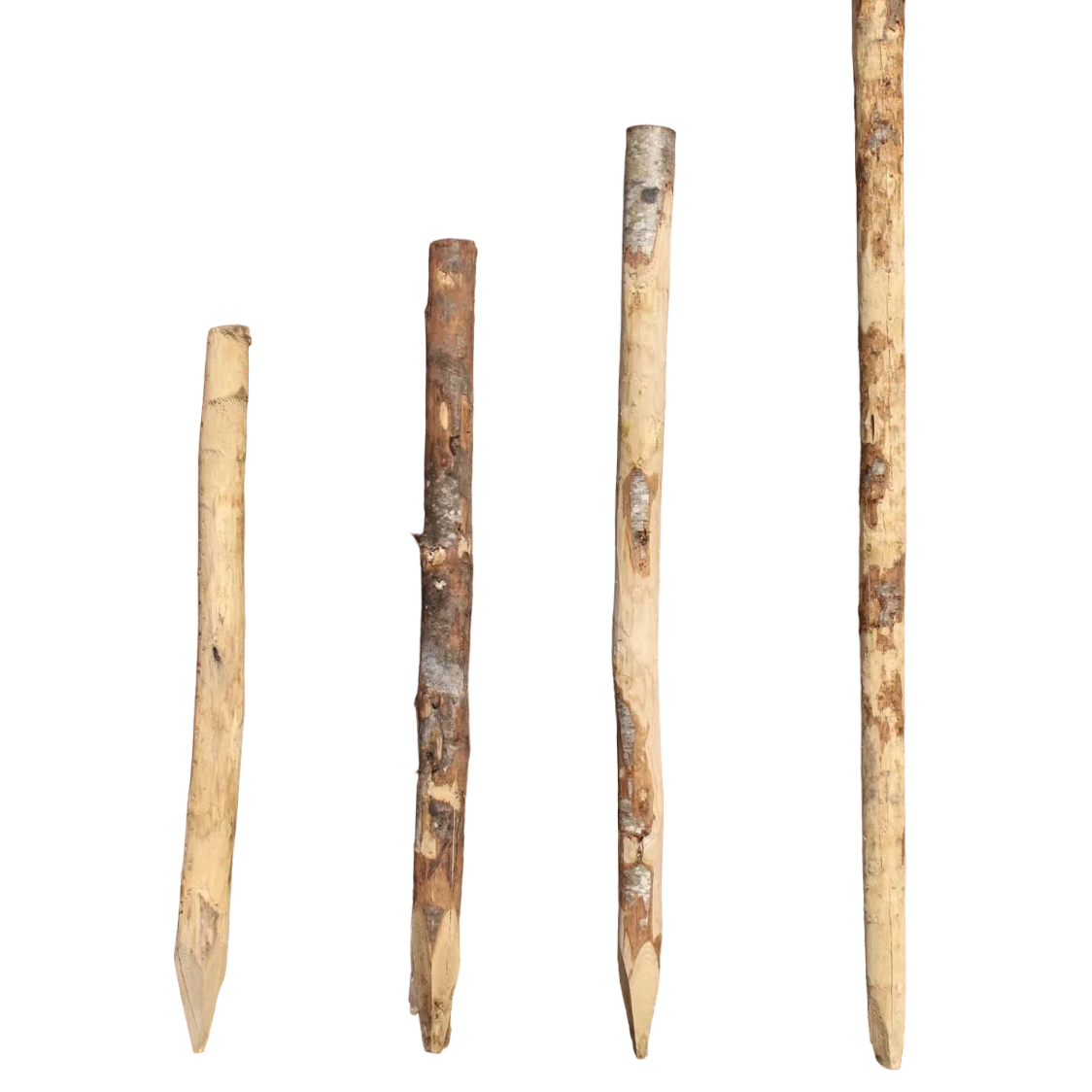 Kastanjepaal Ø 16/18 cm | Verschillende lengtes
