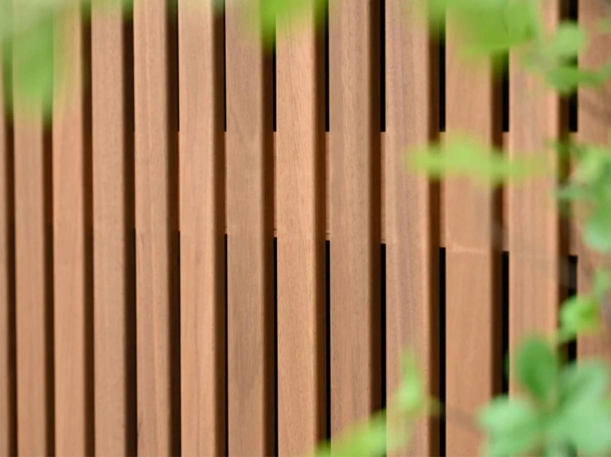Thermowood Ayous Lattenscherm | Dubbelzijdig | 180x180 cm