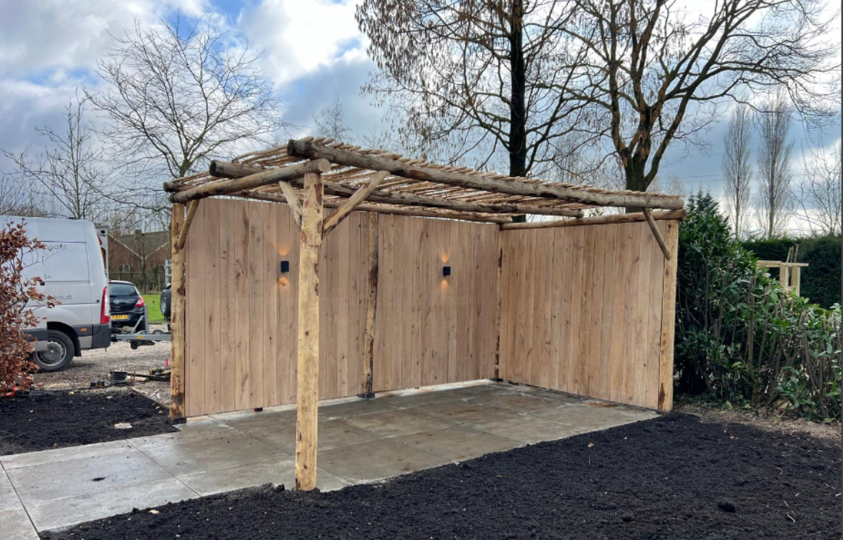 Kastanje Pergola op Maat | Vrijblijvende Offerte