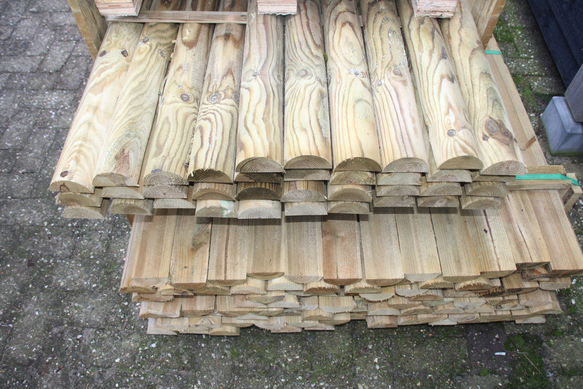 Halfronde Regel | Geïmpregneerd | Ø8-250 cm