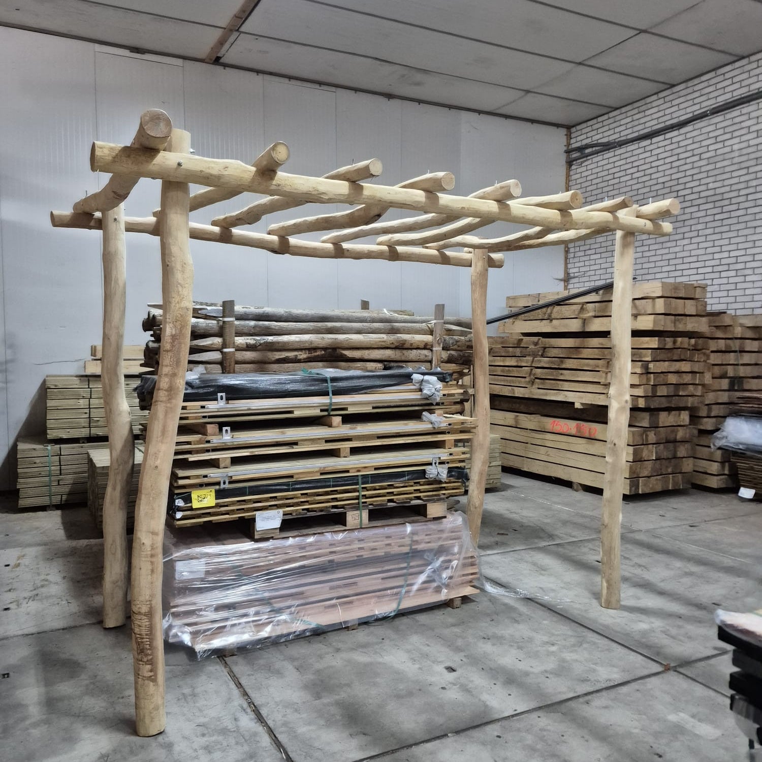 Robinia Pergola | Geschuurd | 200x300 cm