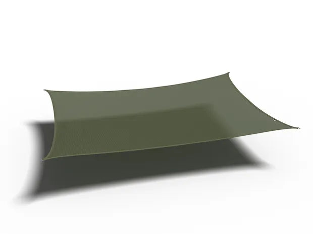 Schaduwdoek Rechthoek Olive