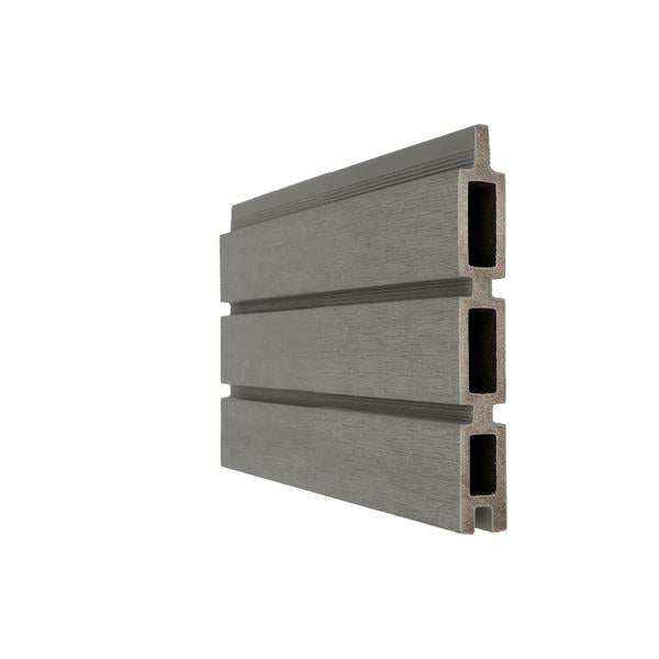 Composiet Schutting | Silver Gray Triple | 180x180