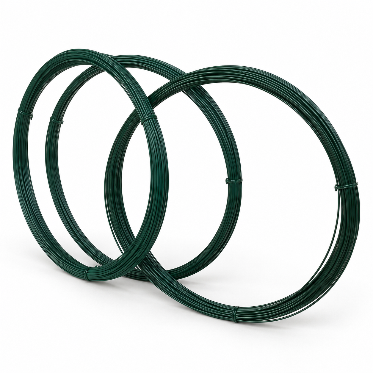 Spandraad geplastificeerd | Groen | 3,8 mm | 50 meter