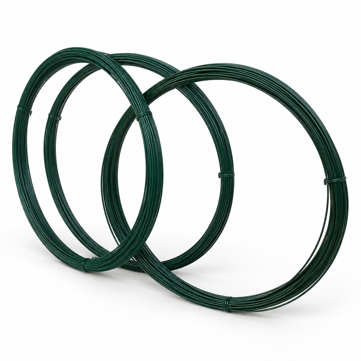 Spandraad geplastificeerd | Groen | 3,8 mm | 50 meter