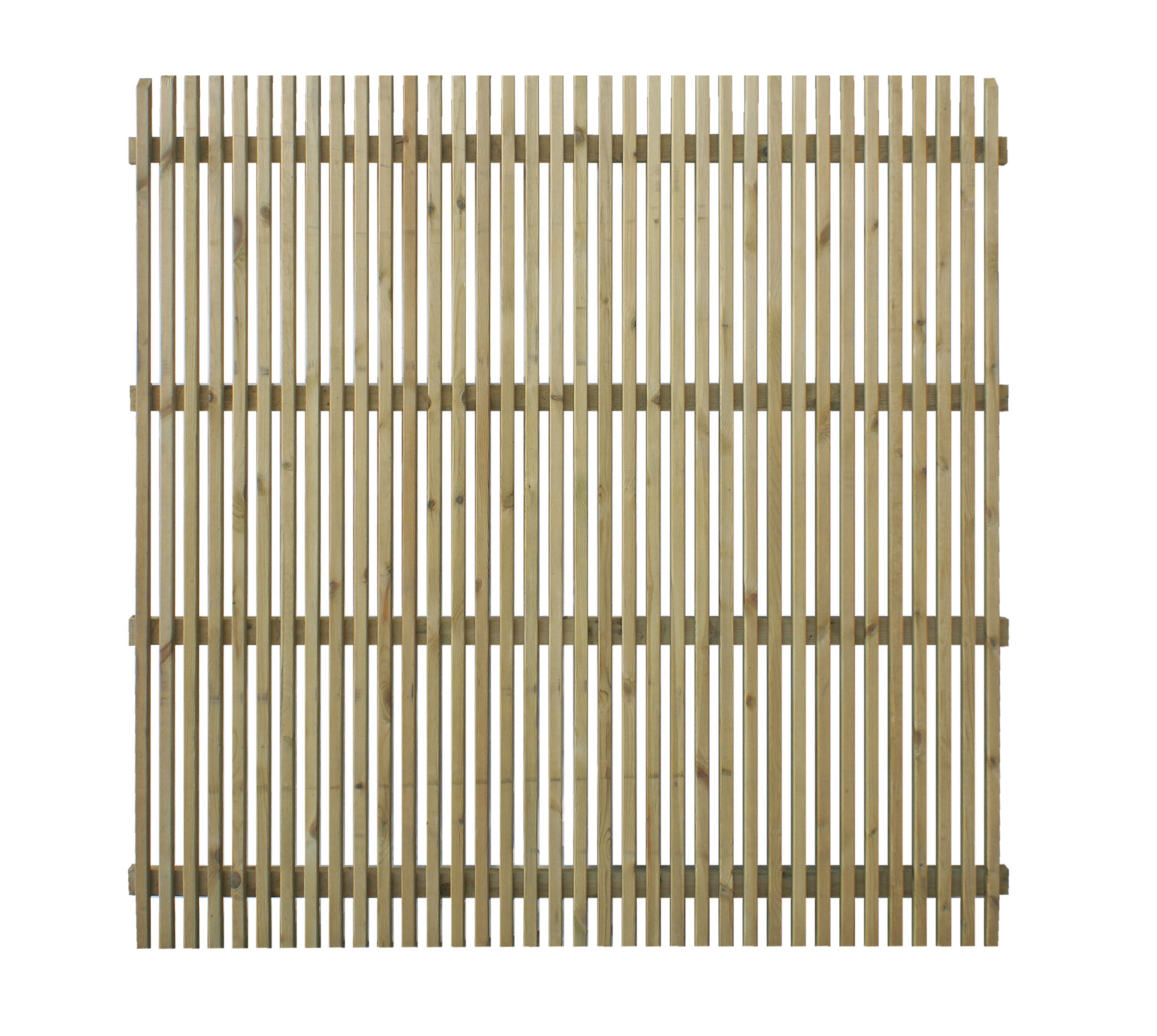 Tuinscherm Plano | Geschaafd Grenen | 180x180 cm