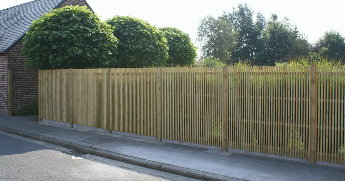 Tuinscherm Plano | Geschaafd Grenen | 180x180 cm