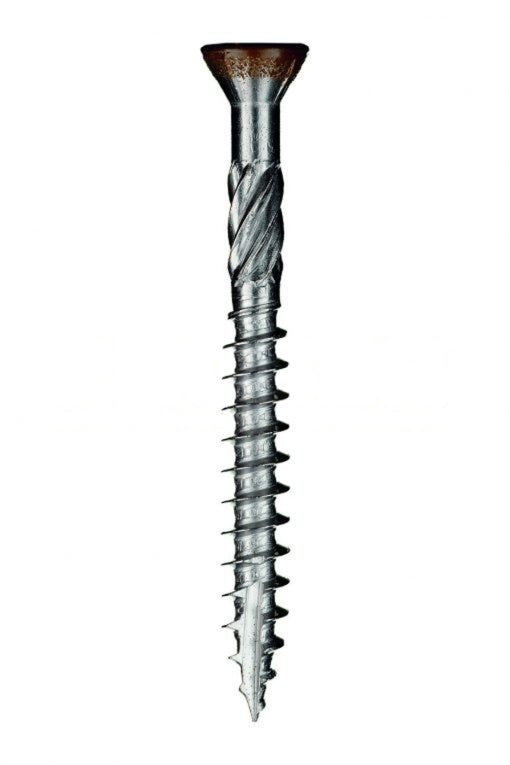Vlonderschroef RVS 5,0x60 Bruine Kop
