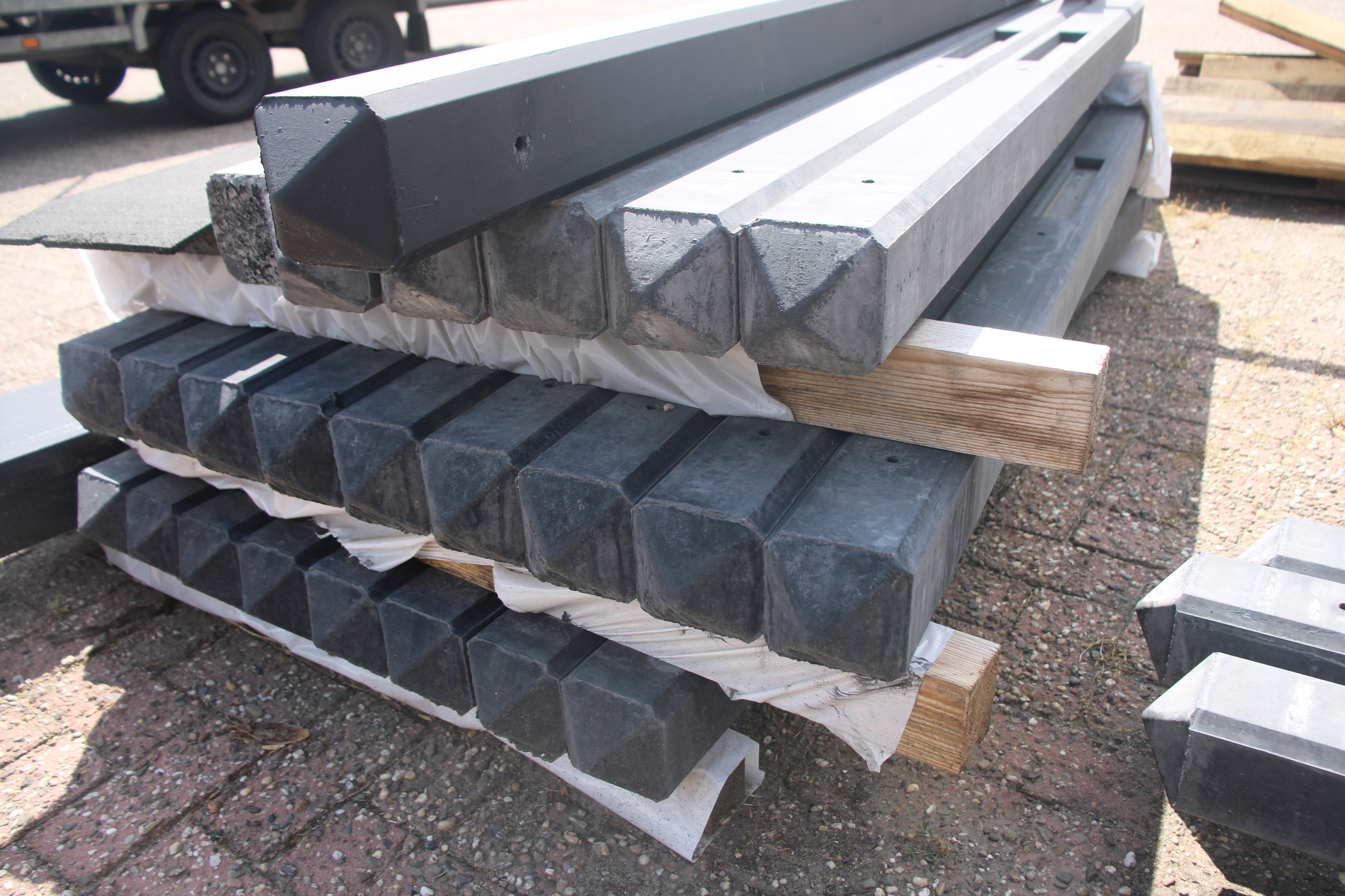 Betonpaal Antraciet 