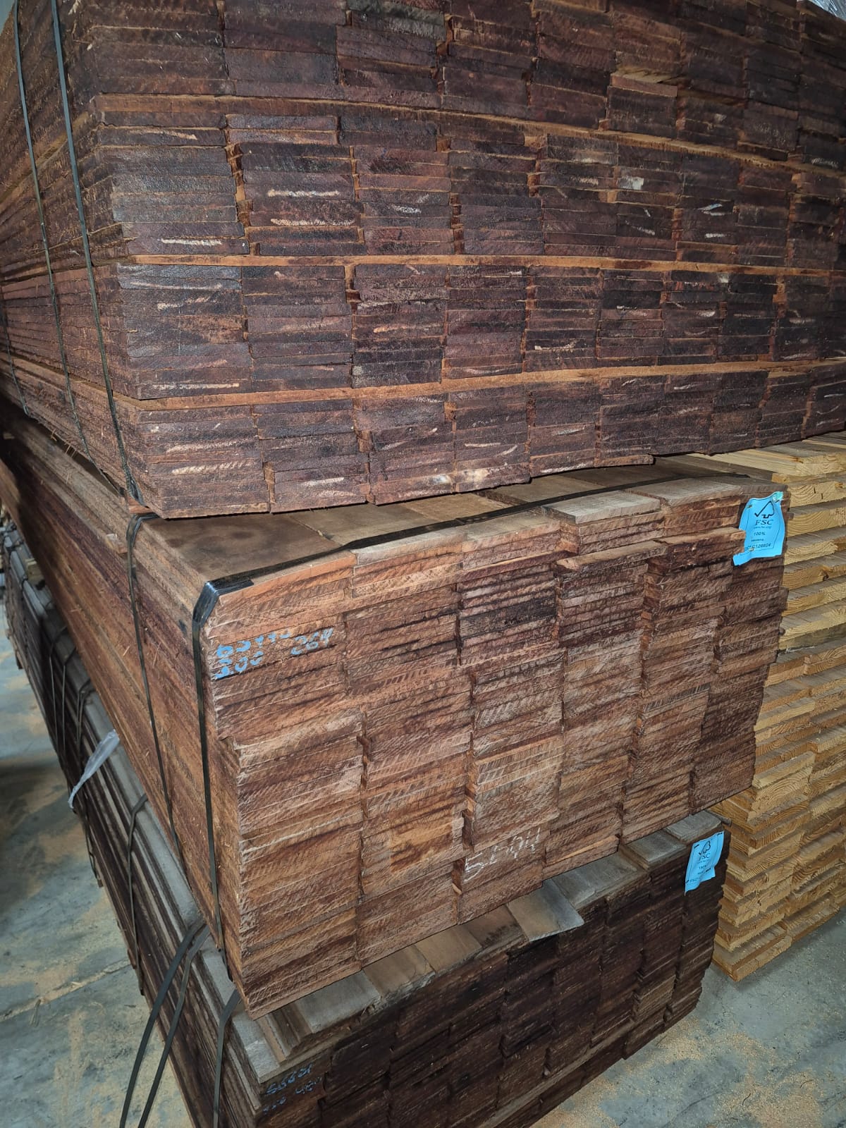 Hardhouten Buigstrip 0,6x10x300 cm 