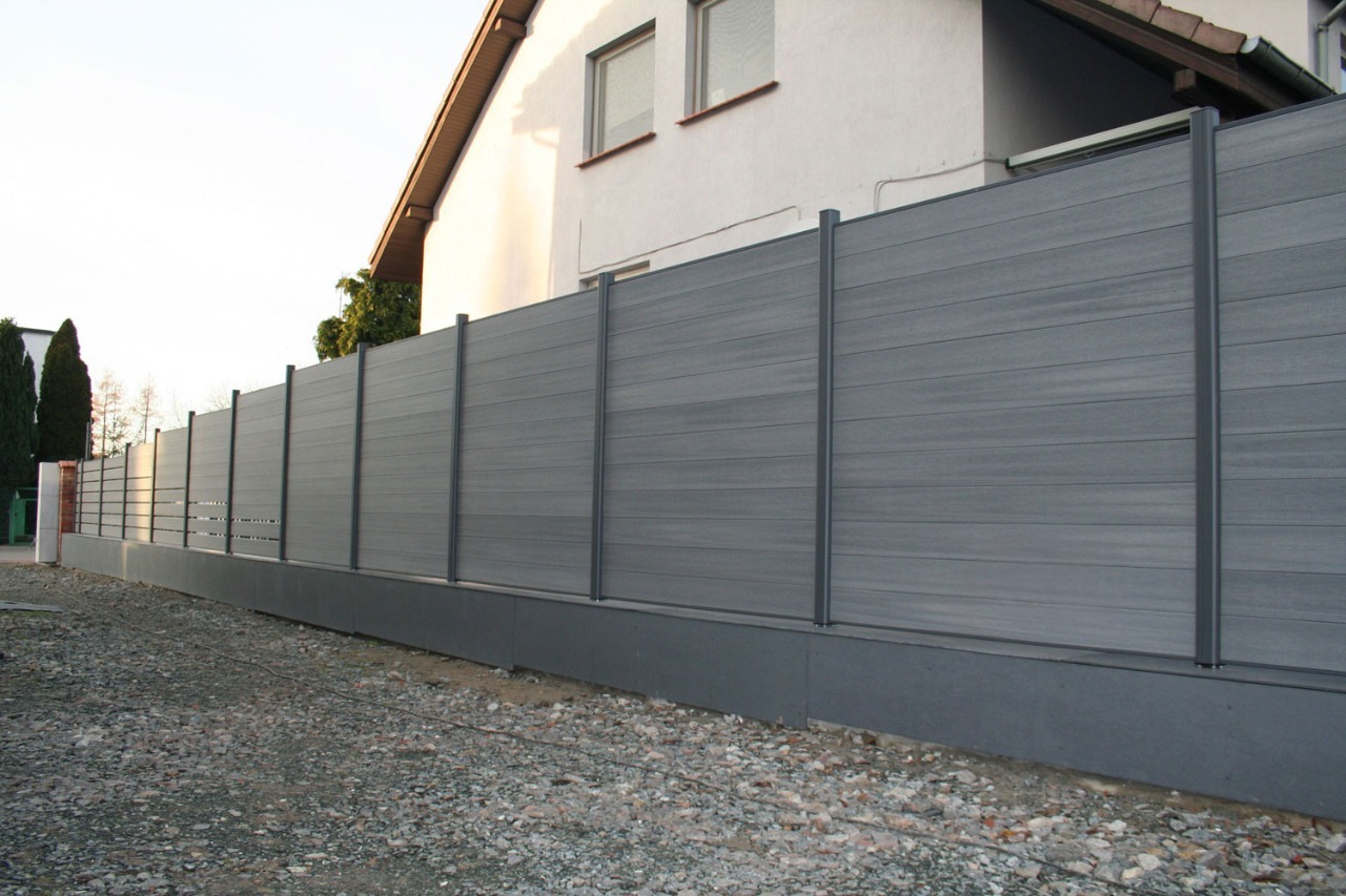 Composiet Schutting Silver Gray