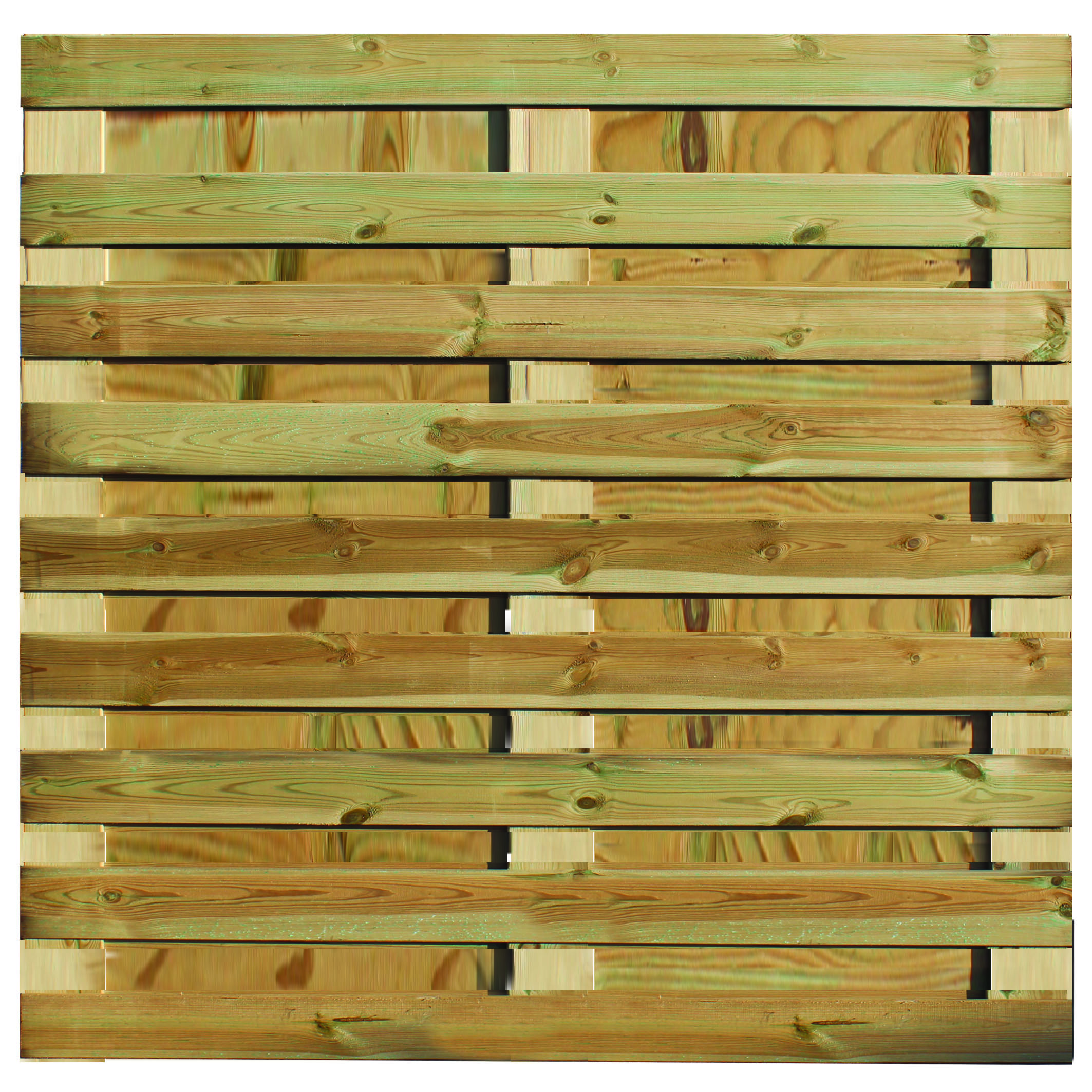 Tuinscherm Vital | Geschaafd Grenen | 180x180 cm 