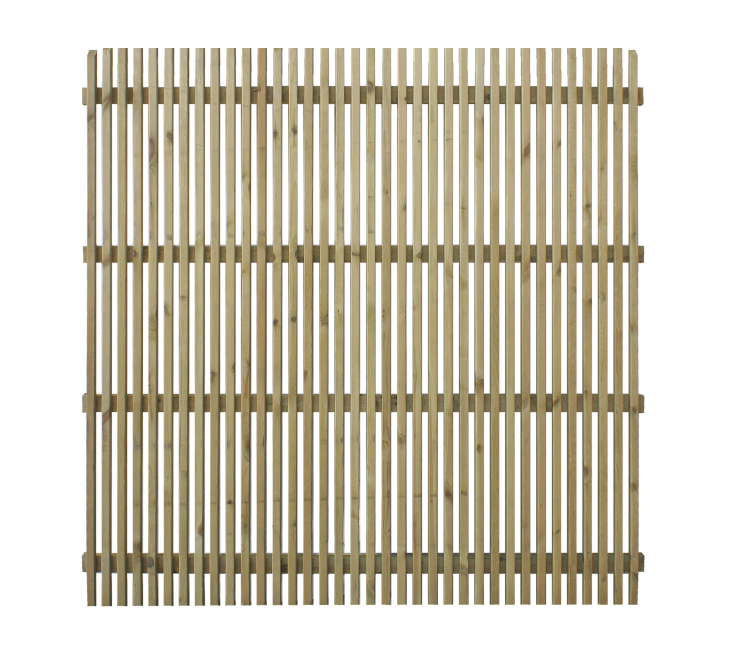 Tuinscherm Plano | Geschaafd Grenen | 180x180 cm 