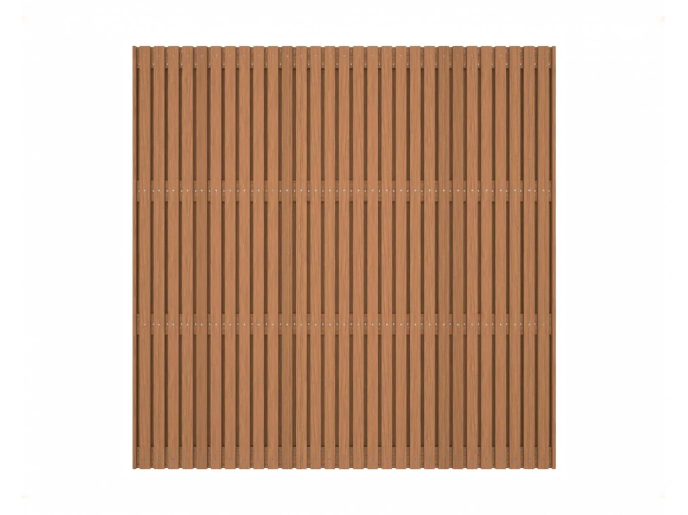 Thermowood Ayous Lattenscherm | Dubbelzijdig | 180x180 cm 