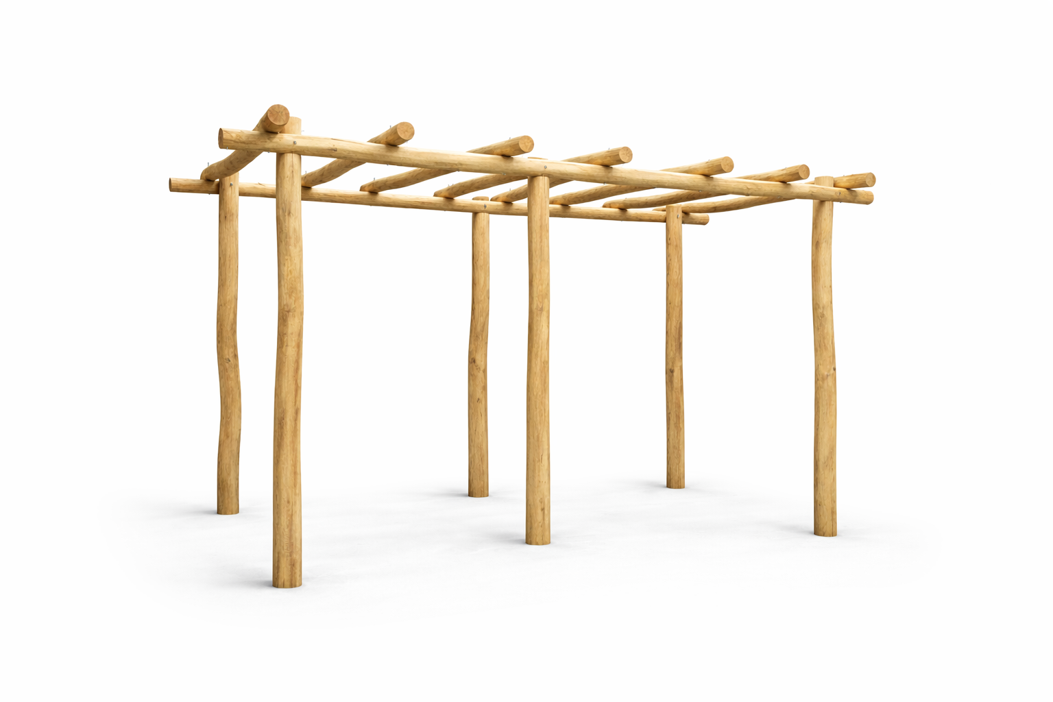 Robinia Pergola | Geschuurd | 200x400 cm