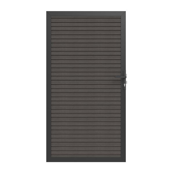 Composiet Tuindeur Silver Gray Triple