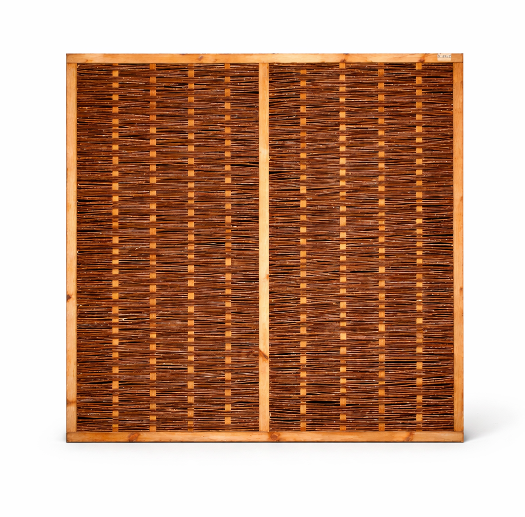 Wilgenschutting Premium | Houten Dwarslatten | 90x180 cm 