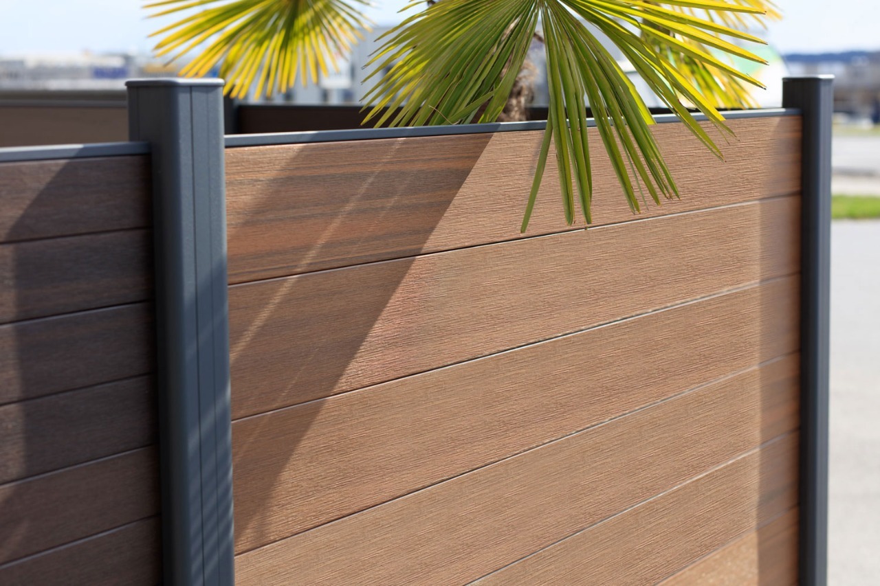 Composiet Schutting Teak