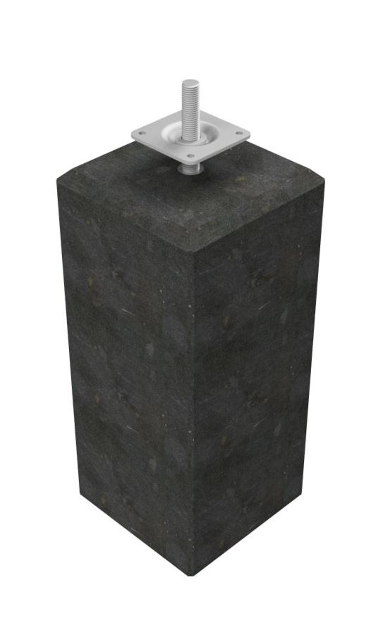 Betonpoer 22X22CM Antraciet