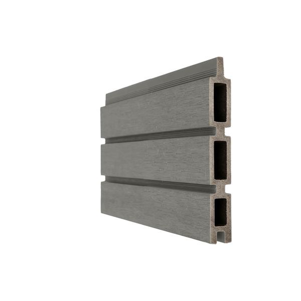 Composiet Schutting Silver Gray Triple