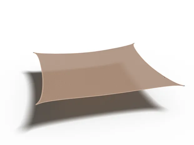 Schaduwdoek Vierkant Sand 