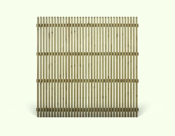 Tuinscherm Plano | Geschaafd Grenen | 180x180 cm 