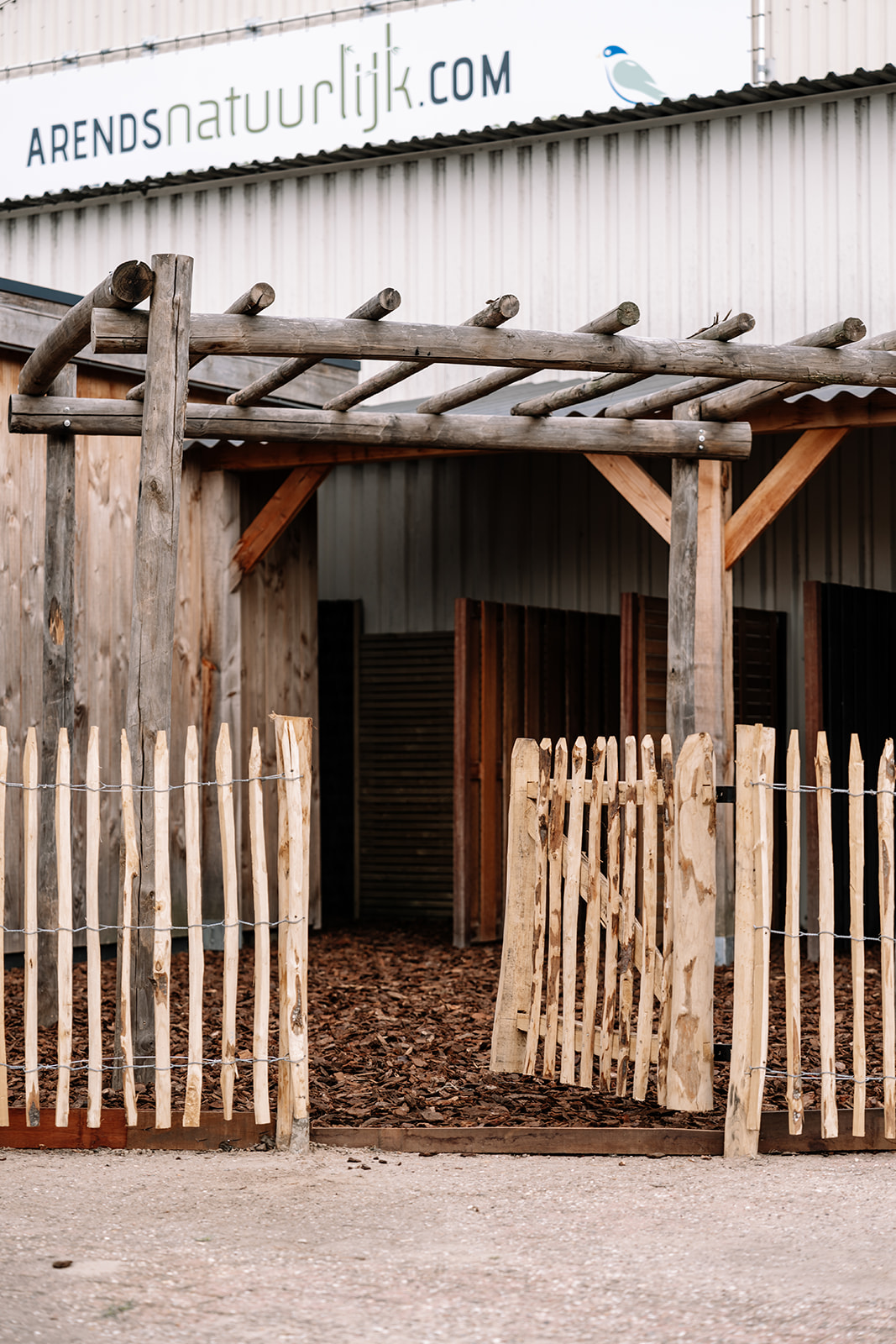 Kastanjehouten Pergola