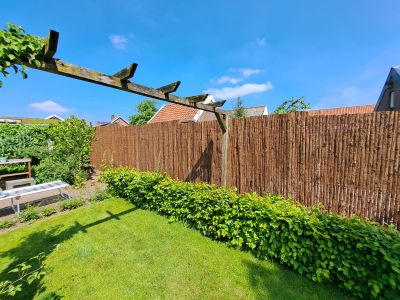 Nature-Lounge24 Perkrand van wilgentenen, geweven omheining voor bedden of als gazonrand, verkrijgbaar in verschillende maten